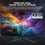 Z-Edge 27-inch Curved Gaming Monitor 2560x1440