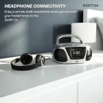 AZATOM Zenith Z4 Silver: DAB+ CD FM Bluetooth Speaker