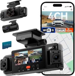 FHD 1080P Dash Cam with Night Vision & SD Card