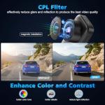 4K Dual Channel Dash Cam with WiFi & Night Vision