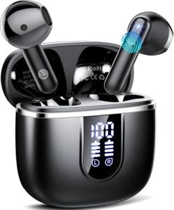 Bluetooth 5.4 Wireless Earbuds with Noise Cancelling Mic