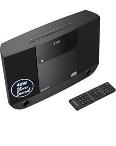 Wall Mountable Bluetooth CD Player | Hi-Fi Stereo System