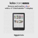 Kobo Clara Colour 6” Waterproof eReader with Audiobooks