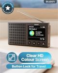 Bluetooth DAB/DAB+ Radio | Rechargeable Battery | 20 Presets