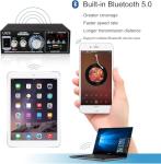 Bluetooth 5.0 100W Stereo Audio Amplifier