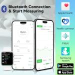 Bluetooth Smart Bathroom Scales with Body Composition App