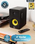 Bluetooth HiFi Bookshelf Speakers with Remote Control