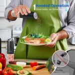 Gravity Electric Salt and Pepper Grinder Set - 2 Pcs