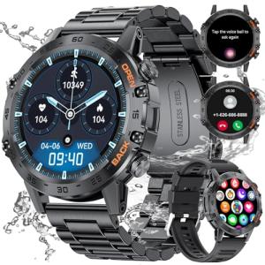 Bluetooth Smartwatch for Android iOS Phone - Activity Tracker