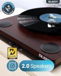 Bluetooth Vinyl Record Player with Built-in Speakers