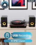 Bluetooth Vinyl Record Player with Built-in Speakers