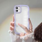 Pretty Purple Wave Frame iPhone 11 Case