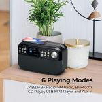 Bluetooth CD/DAB HiFi Portable Speaker, Qi Charger, USB