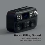 Bluetooth CD/DAB HiFi Portable Speaker, Qi Charger, USB