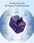 MOMAX Universal Travel Adapter: 70W GaN International Charger