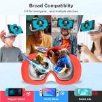 DEVASO VR Headset for Nintendo Switch and OLED