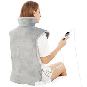 Electric Heating Pad for Pain Relief - Comfort Grey