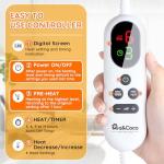 Electric Heating Pad for Pain Relief - Comfort Grey