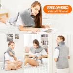 Electric Heating Pad for Pain Relief - Comfort Grey