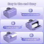 Kids Instant Print Selfie Camera - Purple