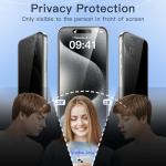 JETech iPhone 15 Pro Privacy Screen Protector 2-Pack