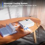 XuanPad Mini Projector - Full HD 1080P, Portable