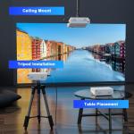 XuanPad Mini Projector - Full HD 1080P, Portable