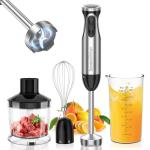 Bonsenkitchen 4-in-1 Stainless Steel Hand Blender