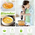 Bonsenkitchen 4-in-1 Stainless Steel Hand Blender