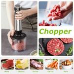 Bonsenkitchen 4-in-1 Stainless Steel Hand Blender