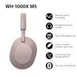 Sony WH-1000XM5 Wireless Noise Cancelling Headphones - Smoke Pink