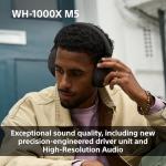 Sony WH-1000XM5 Wireless Noise Cancelling Headphones - Smoke Pink