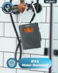 Waterproof Portable DAB Radio with Bluetooth & 15H Battery