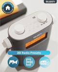 Waterproof Portable DAB Radio with Bluetooth & 15H Battery