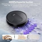 MONSGA 3-in-1 Robot Vacuum & Mop, Smart Control