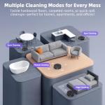 MONSGA 3-in-1 Robot Vacuum & Mop, Smart Control