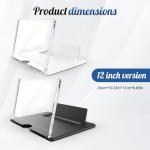 12 Inch Smartphone Screen Magnifier with Stand