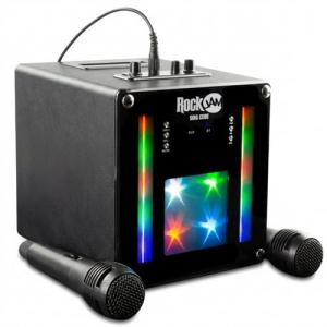RockJam Bluetooth Karaoke Machine with Microphones & LED