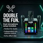 RockJam Bluetooth Karaoke Machine with Microphones & LED