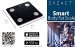 Exzact Smart Body Scale - Bluetooth - 180kg Capacity