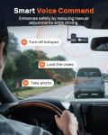 70mai 2K Dash Cam M310 with Voice Control