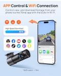 70mai 2K Dash Cam M310 with Voice Control
