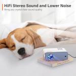 1080P HD Mini Projector, 12000L Lumens, Portable