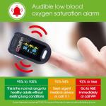 OxiPro OX2: CE Certified Finger Pulse Oximeter