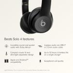 Beats Solo 4 Wireless On-Ear Headphones - Matte Black
