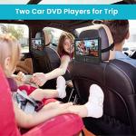 FANGOR 7.5'' Dual Car DVD Player with Two Screens