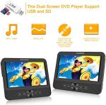 FANGOR 7.5'' Dual Car DVD Player with Two Screens
