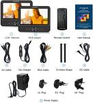 FANGOR 7.5'' Dual Car DVD Player with Two Screens