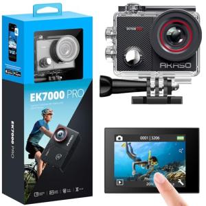 AKASO Pro 4K Action Camera - Waterproof+Remote Control