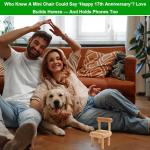 Wooden Phone Holder - Cute Valentines Gift, Novelty Anniversary